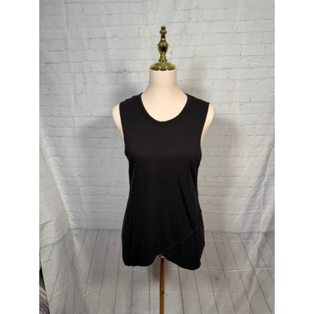 Victoria's Secret Black Swim Cover Up Women's M Asymmetrical Beach Tunic‎